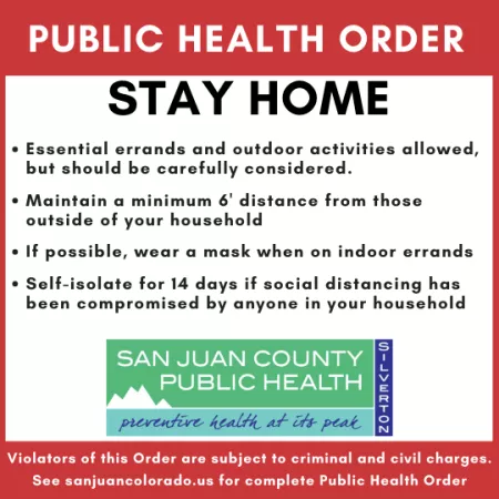Public Health Order to Stay Home
