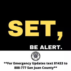 Set. Be Alert to Evacuate
